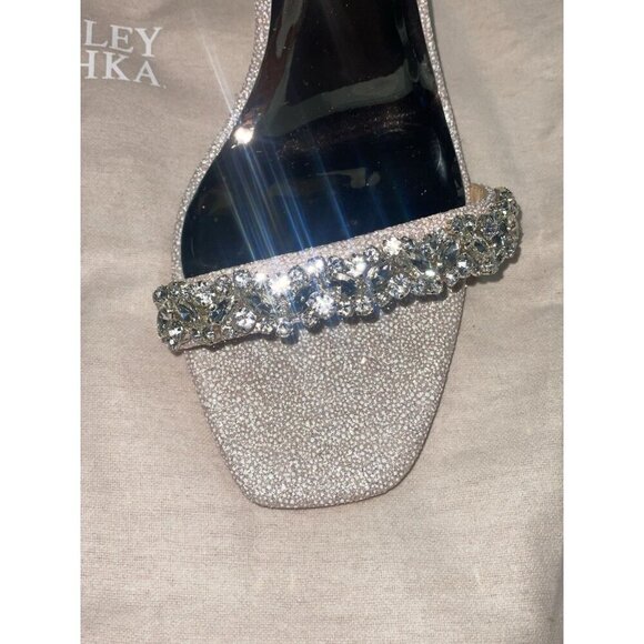 Badgley Mischka Tasmine Tall Evening Sandals Blush Pink Women's size 10 - Picture 4 of 8